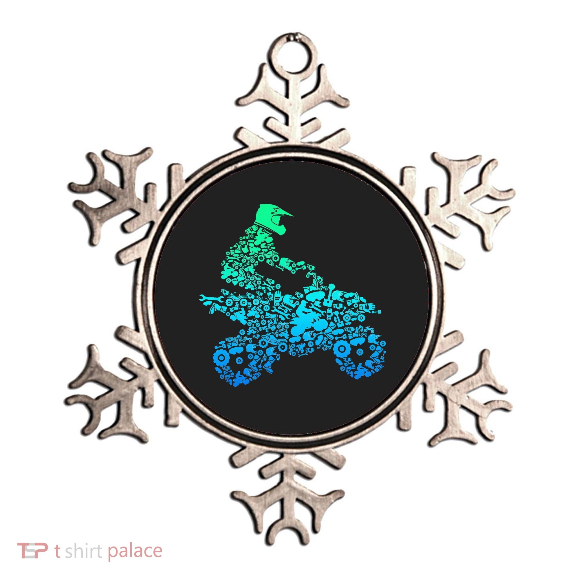 Quad Biker Atv 4 Wheeler Funny Quad Gift Ornament