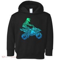 Quad Biker Atv 4 Wheeler Funny Quad Gift Toddler Hoodie thumb 0