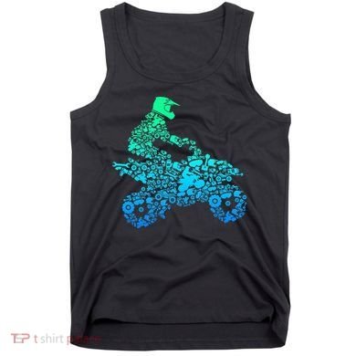 Quad Biker Atv 4 Wheeler Funny Quad Gift Tank Top