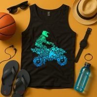 Quad Biker Atv 4 Wheeler Funny Quad Gift Tank Top thumb 4