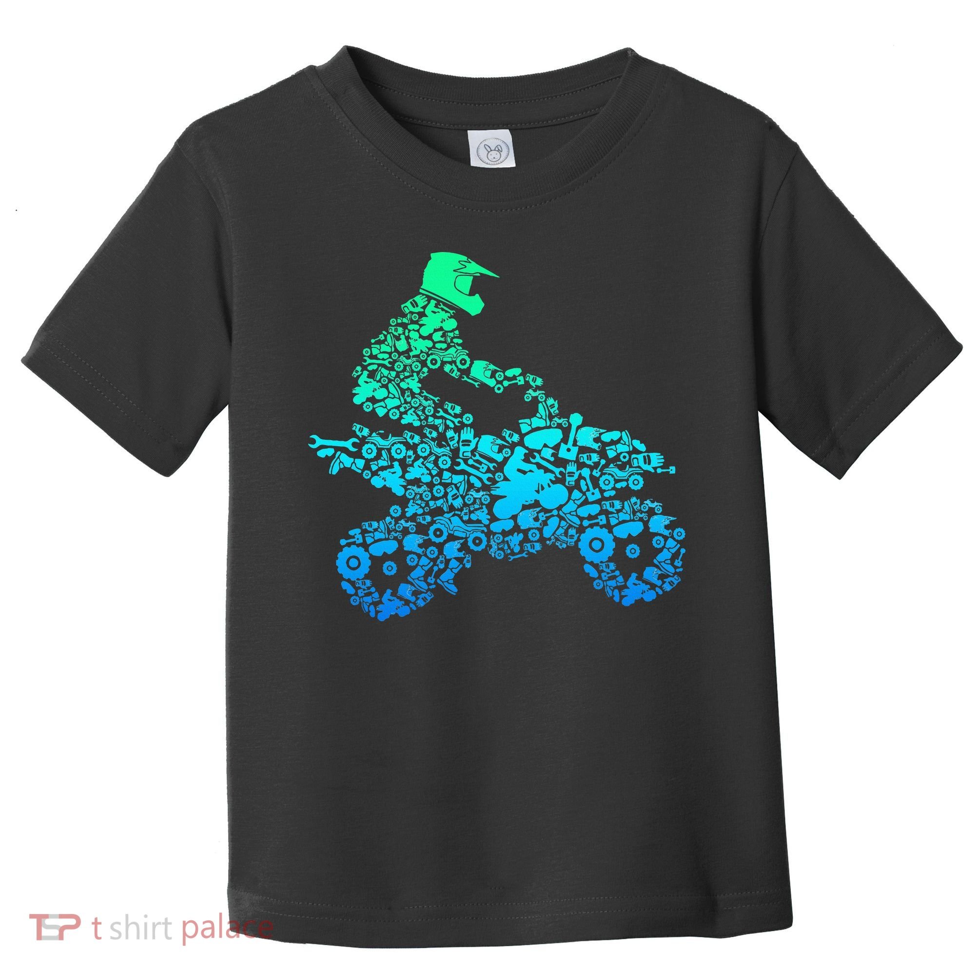 Quad Biker Atv 4 Wheeler Funny Quad Gift Toddler T-Shirt