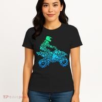 Quad Biker Atv 4 Wheeler Funny Quad Gift Women's T-Shirt thumb 4