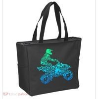 Quad Biker Atv 4 Wheeler Funny Quad Gift Tote Bag thumb 2