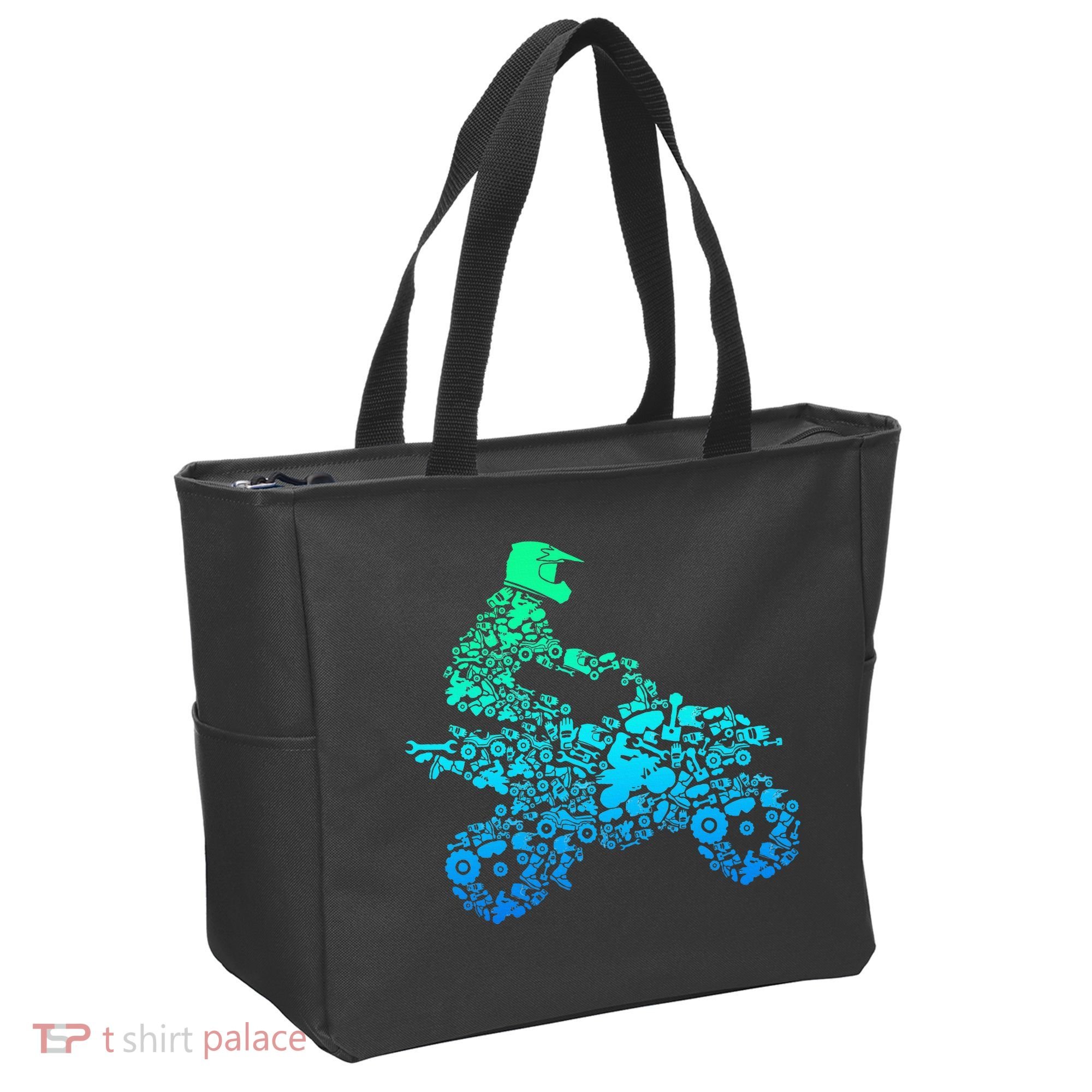 Quad Biker Atv 4 Wheeler Funny Quad Gift Tote Bag
