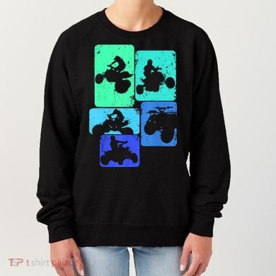 Quad Biker ATV 4 Wheeler Quad Boys Women's Sweatshirt
