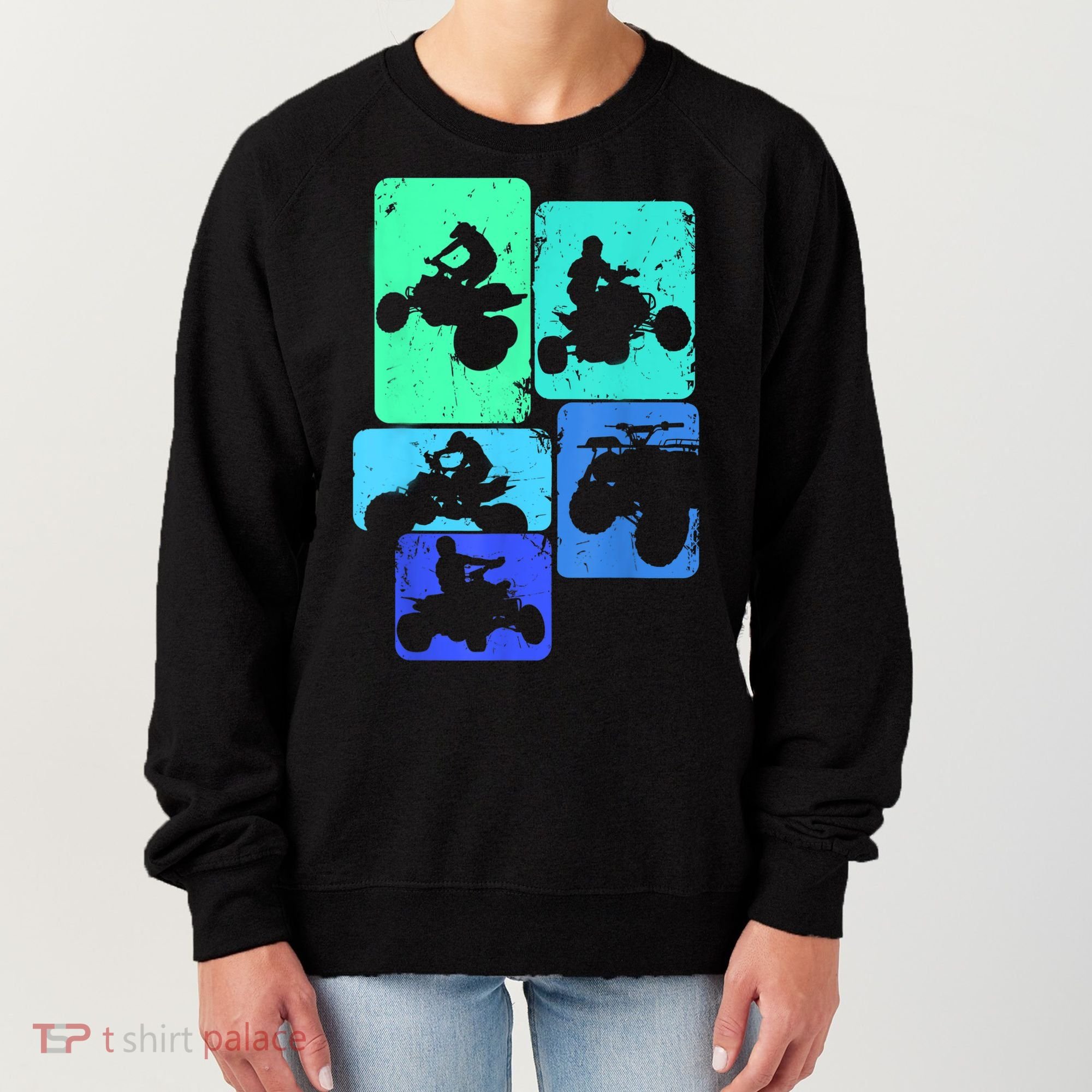Quad Biker ATV 4 Wheeler Quad Boys Women's Sweatshirt