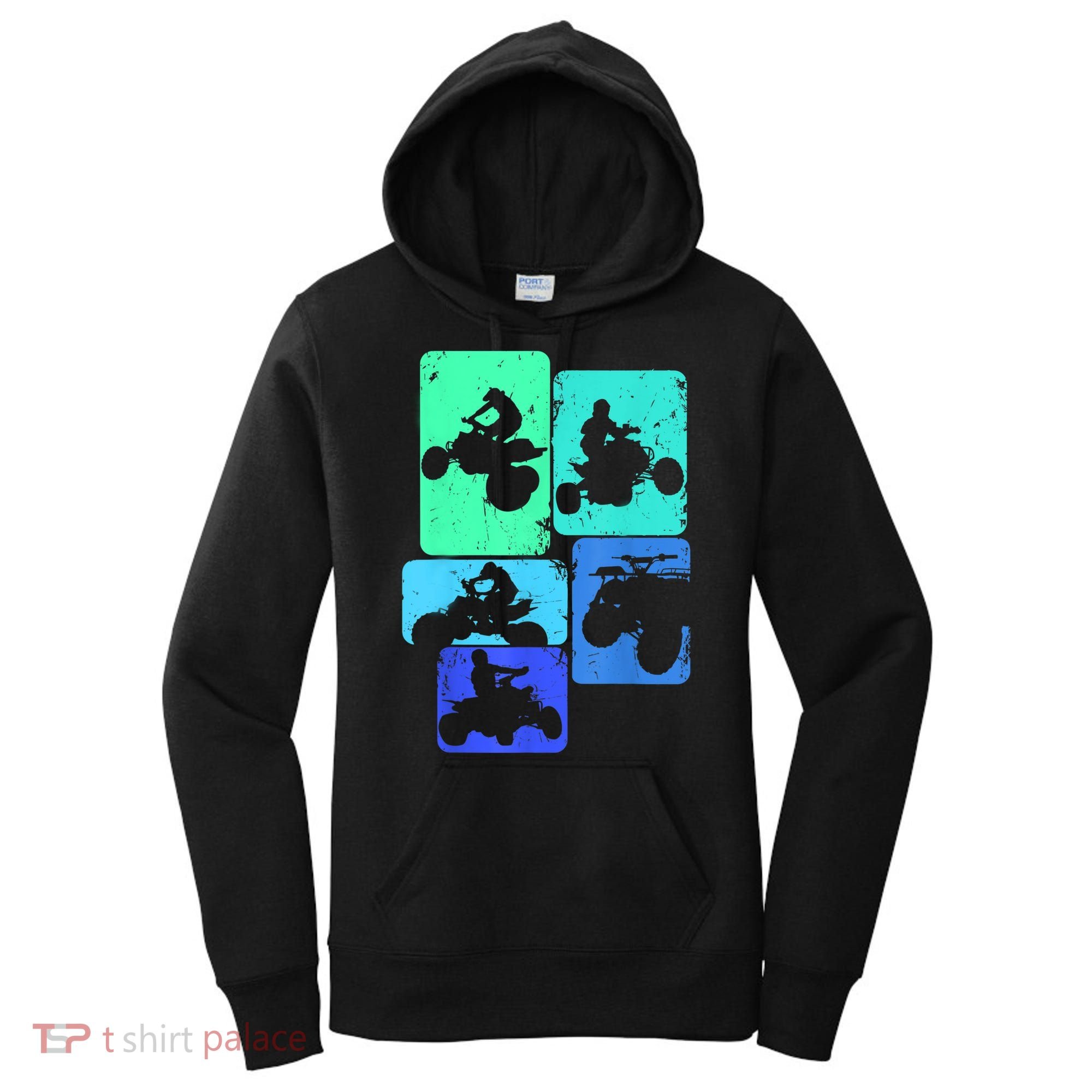 Quad Biker ATV 4 Wheeler Quad Boys Women's Hoodie