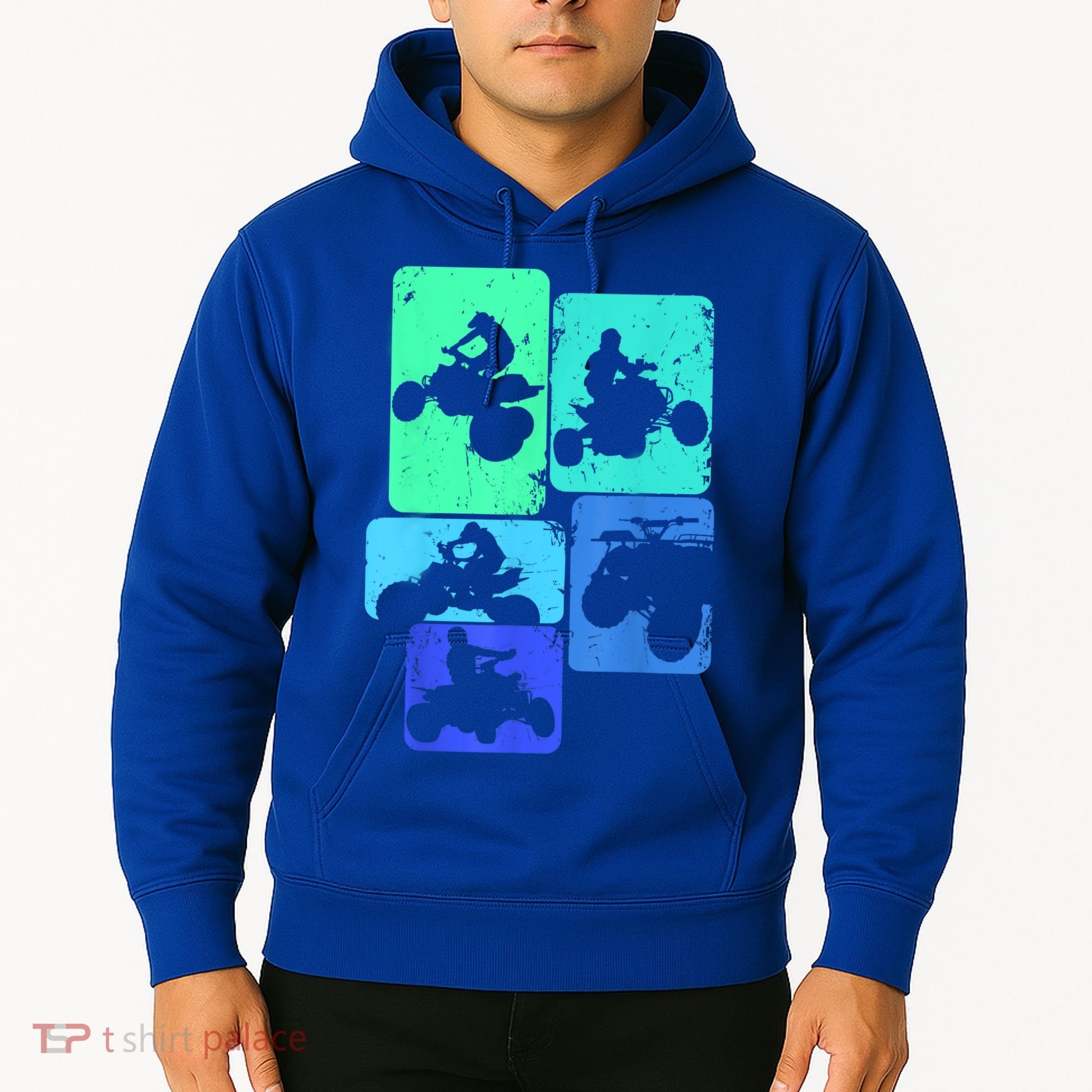Quad Biker ATV 4 Wheeler Quad Boys Hoodie