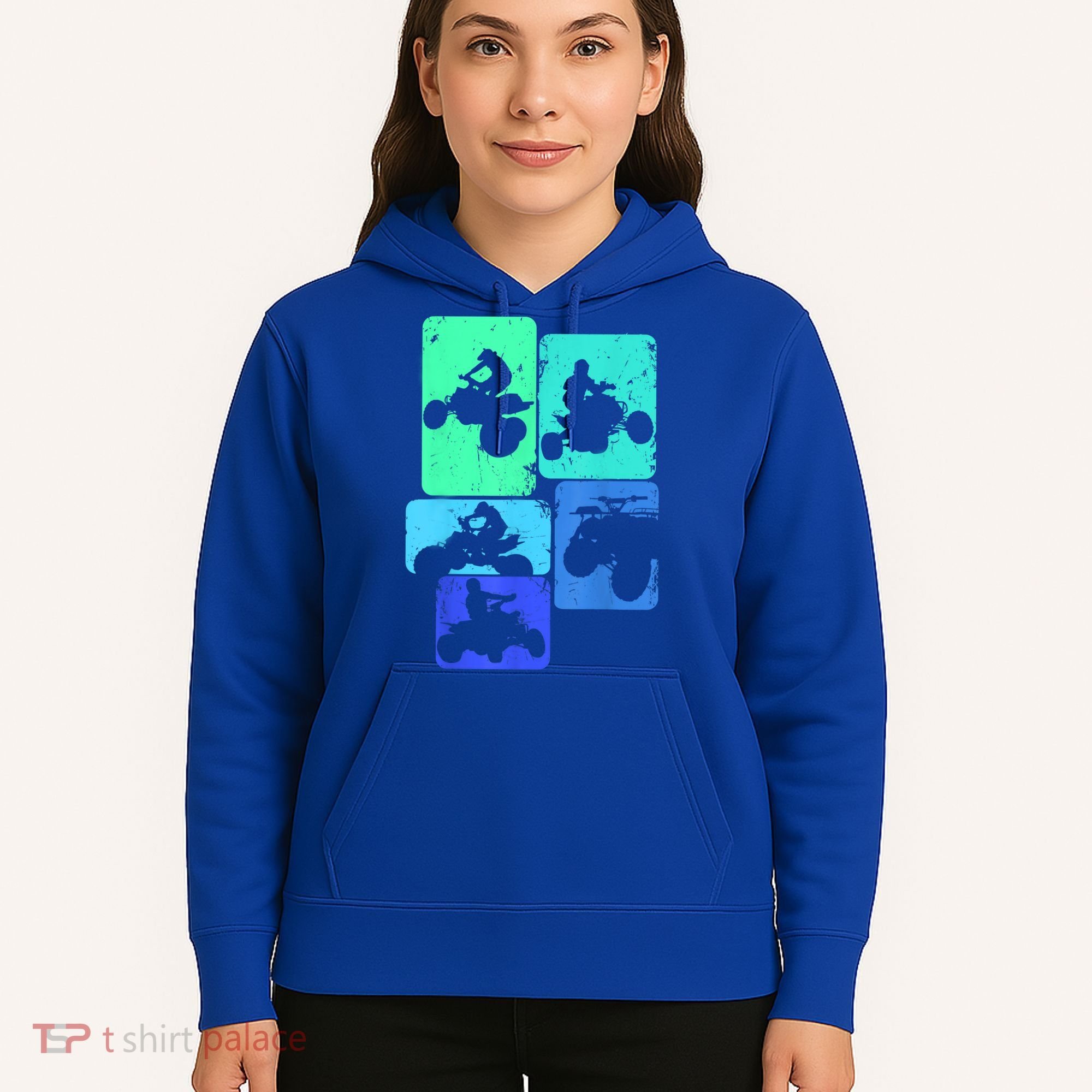 Quad Biker ATV 4 Wheeler Quad Boys Hoodie