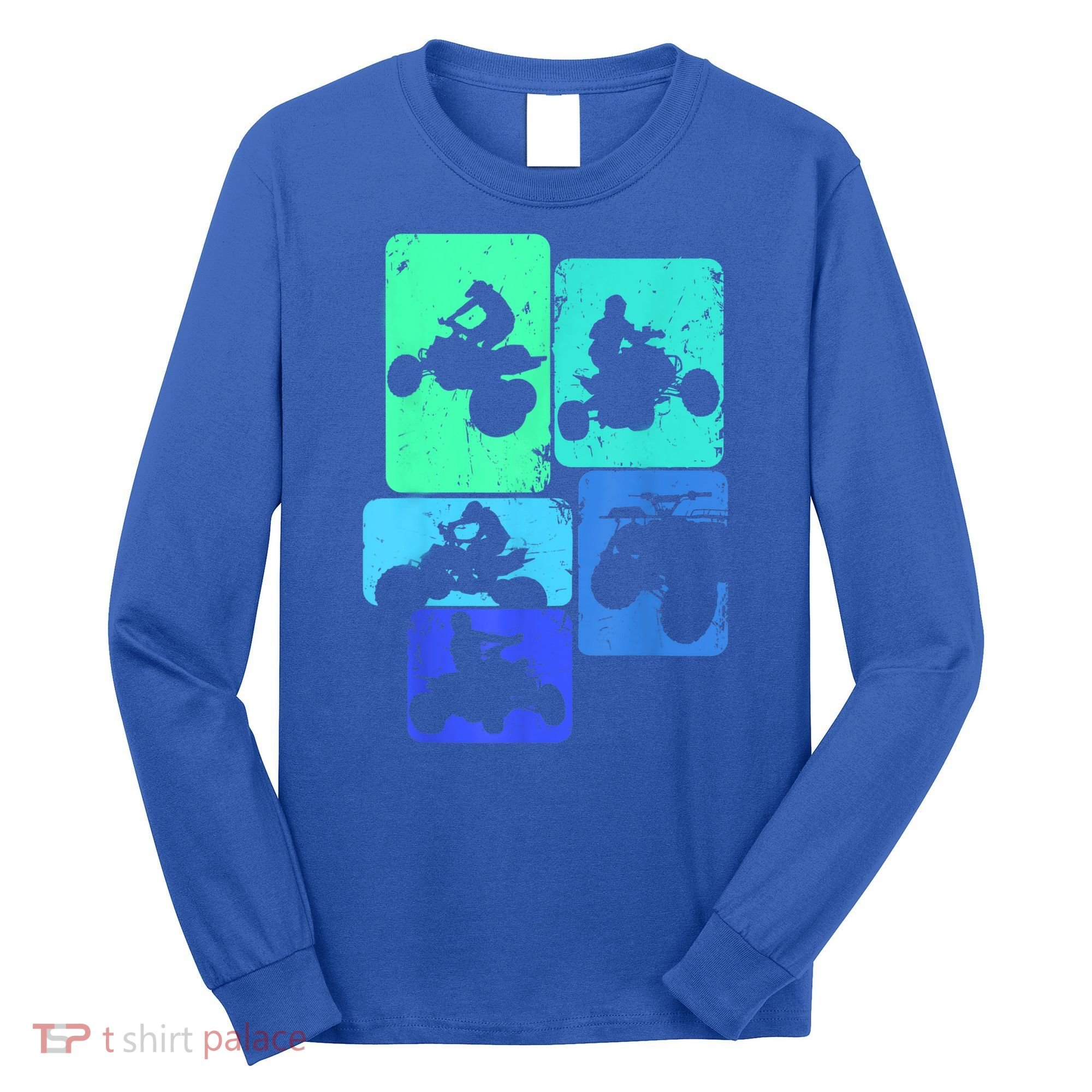 Quad Biker ATV 4 Wheeler Quad Boys Long Sleeve Shirt