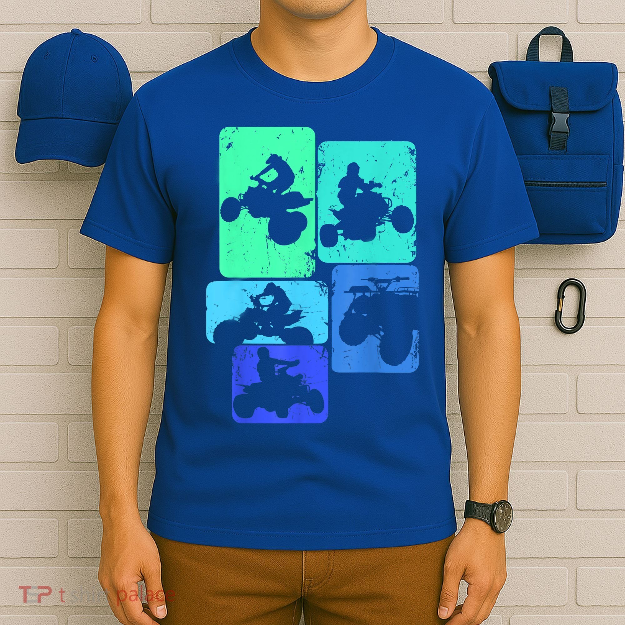 Quad Biker ATV 4 Wheeler Quad Boys T-Shirt