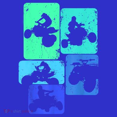 Quad Biker ATV 4 Wheeler Quad Boys Button