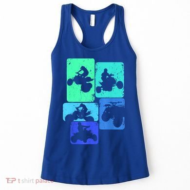 Quad Biker ATV 4 Wheeler Quad Boys Women's Tank Top