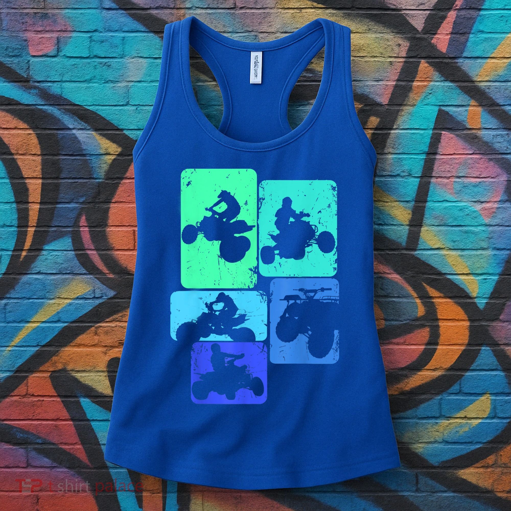 Quad Biker ATV 4 Wheeler Quad Boys Women's Tank Top