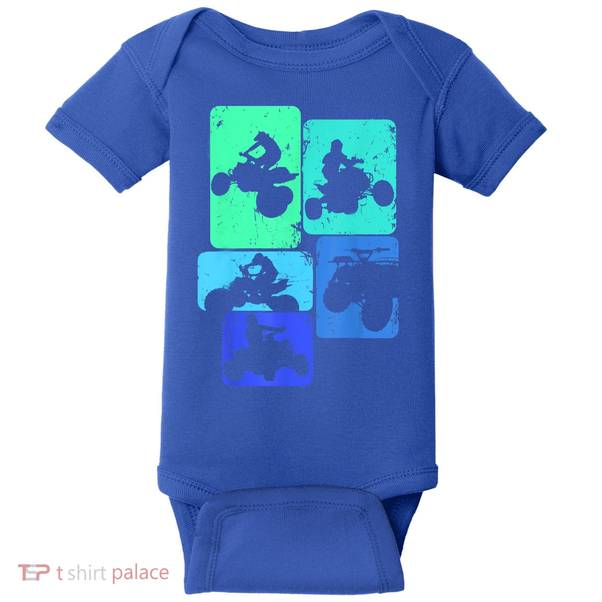 Quad Biker ATV 4 Wheeler Quad Boys Baby Bodysuit