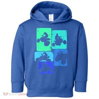 Quad Biker ATV 4 Wheeler Quad Boys Toddler Hoodie