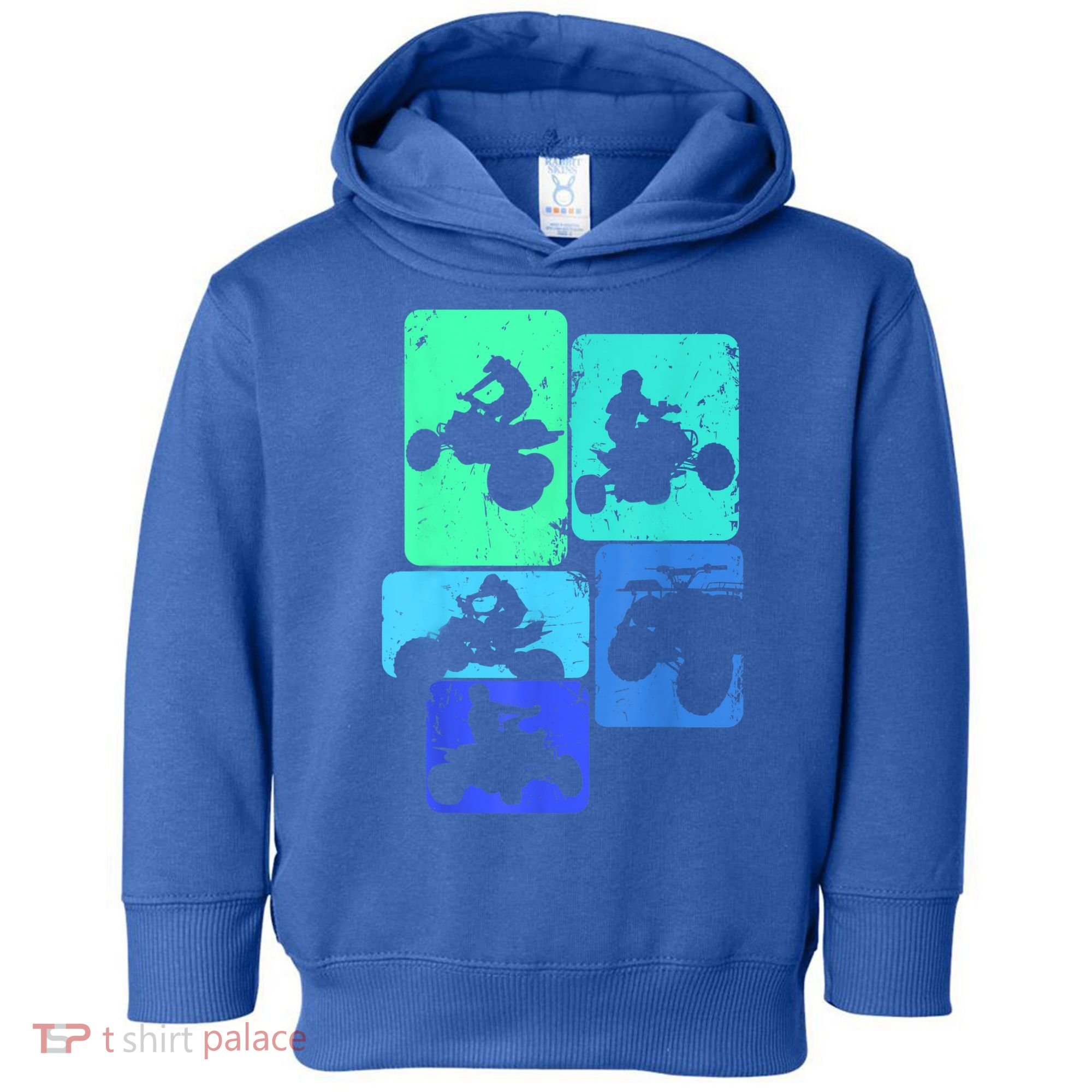 Quad Biker ATV 4 Wheeler Quad Boys Toddler Hoodie
