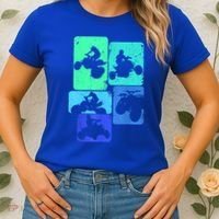 Quad Biker ATV 4 Wheeler Quad Boys Women's T-Shirt thumb 2