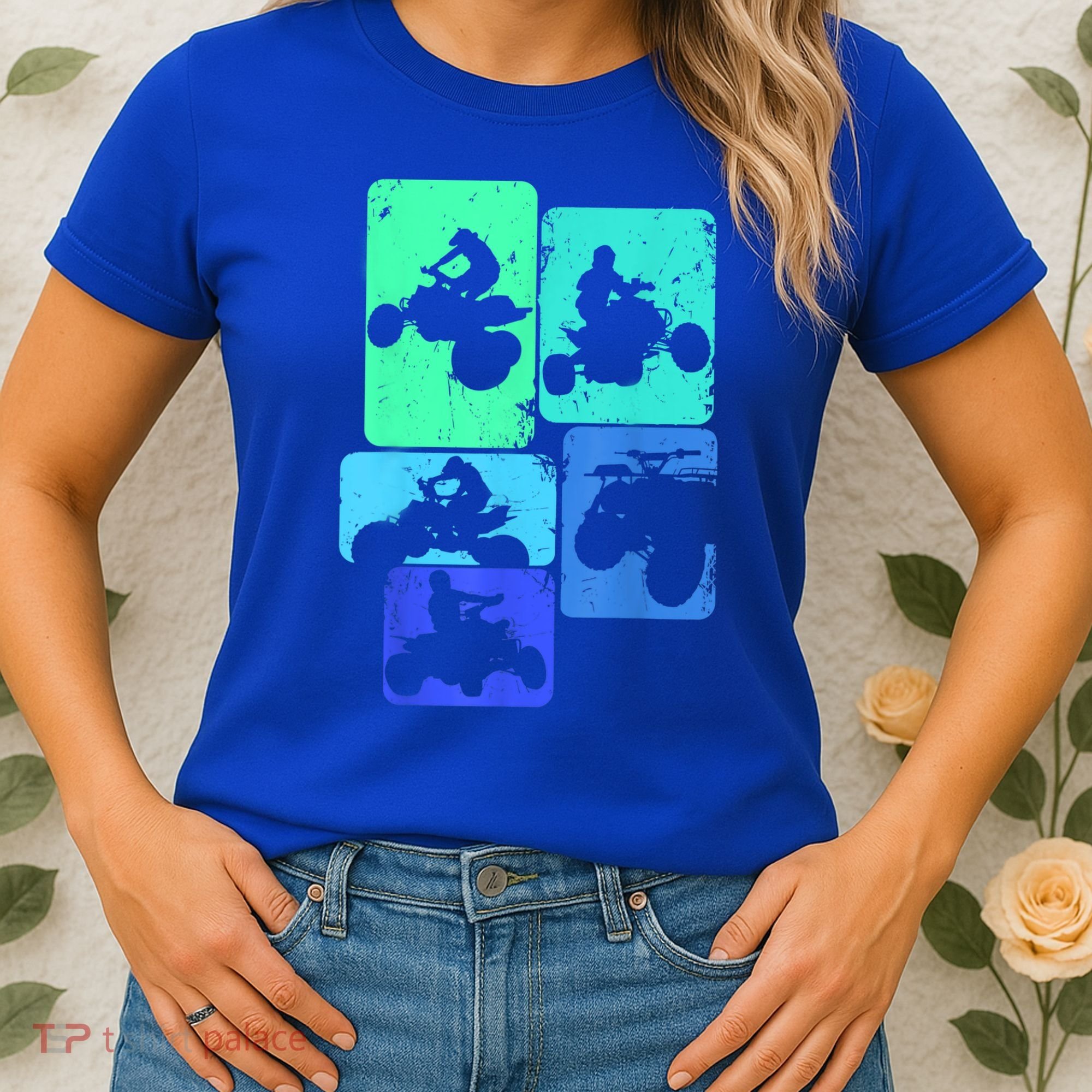 Quad Biker ATV 4 Wheeler Quad Boys Women's T-Shirt