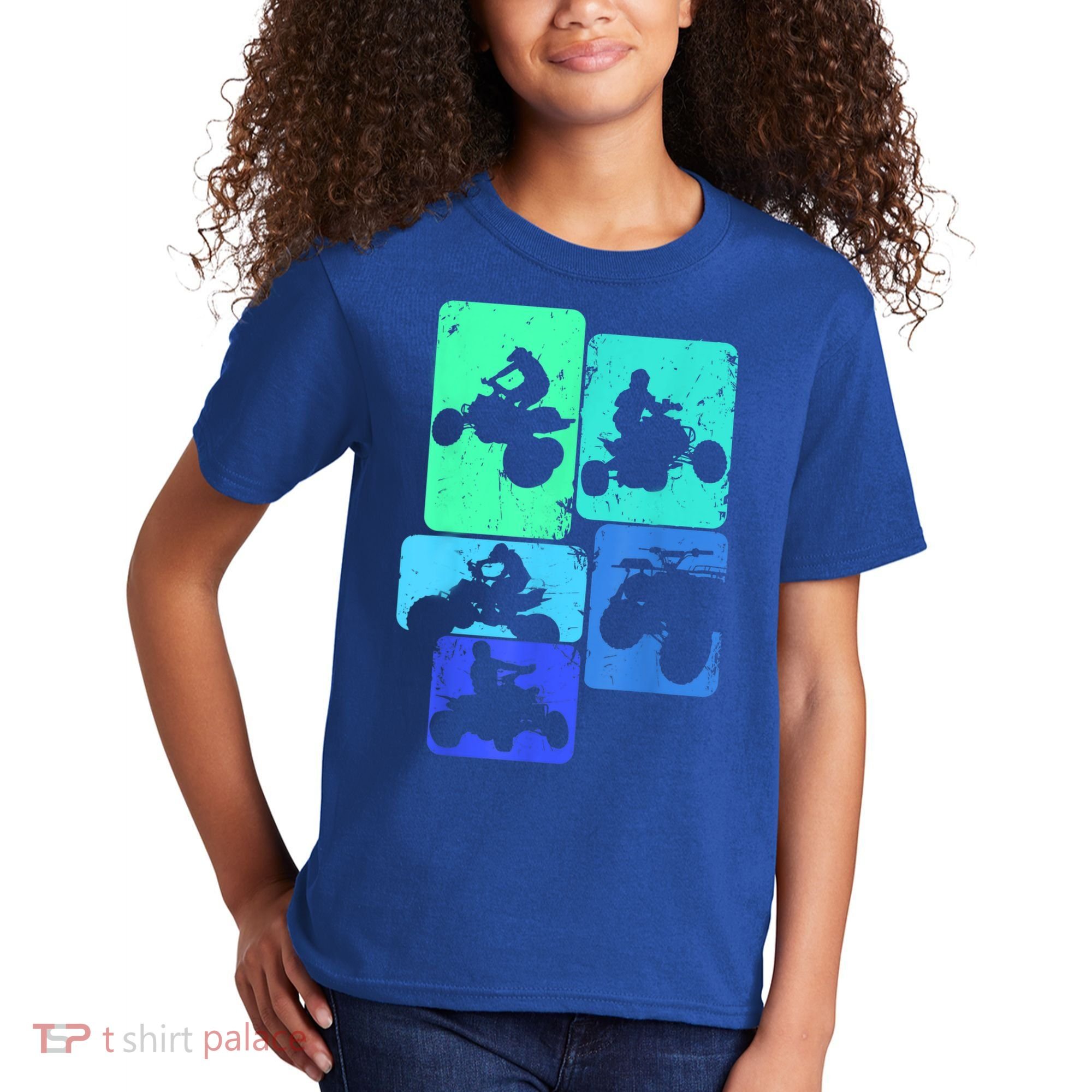 Quad Biker ATV 4 Wheeler Quad Boys Kids T-Shirt