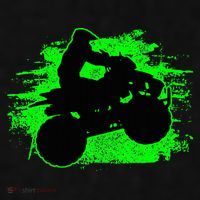 Quad Bike Atv Gift Ladies PosiCharge Tri-Blend Wicking Tank thumb 2