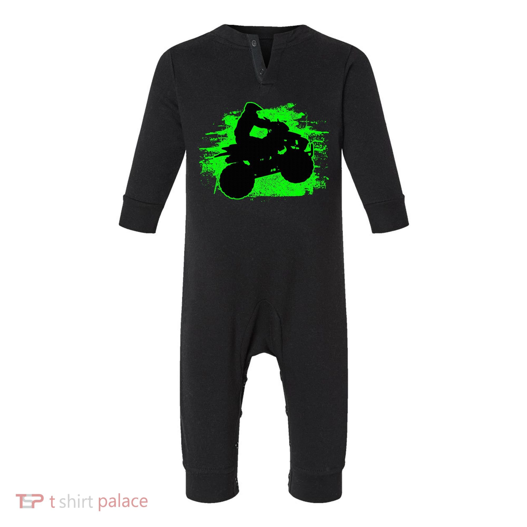 Quad Bike Atv Gift Infant Fleece One Piece