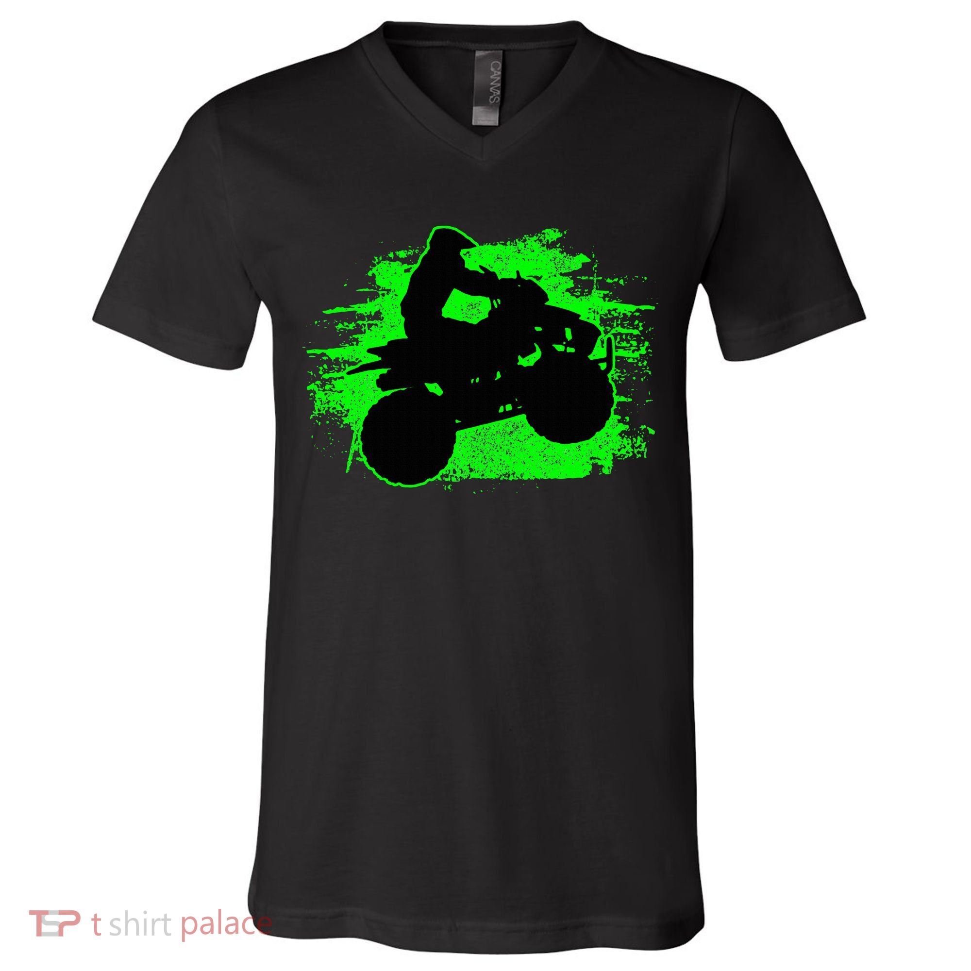 Quad Bike Atv Gift V-Neck T-Shirt