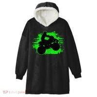 Quad Bike Atv Gift Hooded Wearable Blanket thumb 0