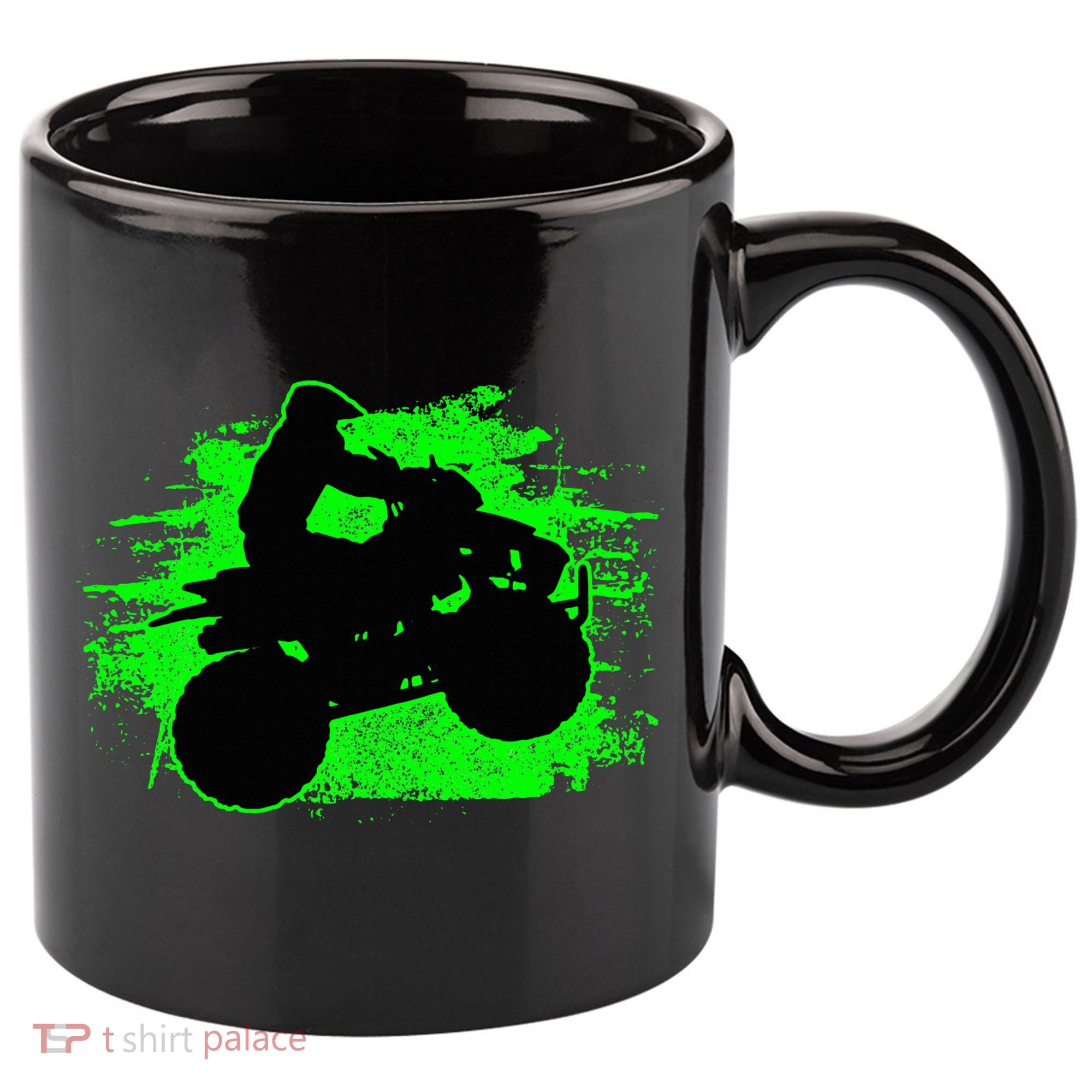 Quad Bike Atv Gift 11oz C Handle Ceramic Mug