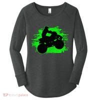 Quad Bike Atv Gift Women's Perfect Tri Tunic Long Sleeve Shirt thumb 0