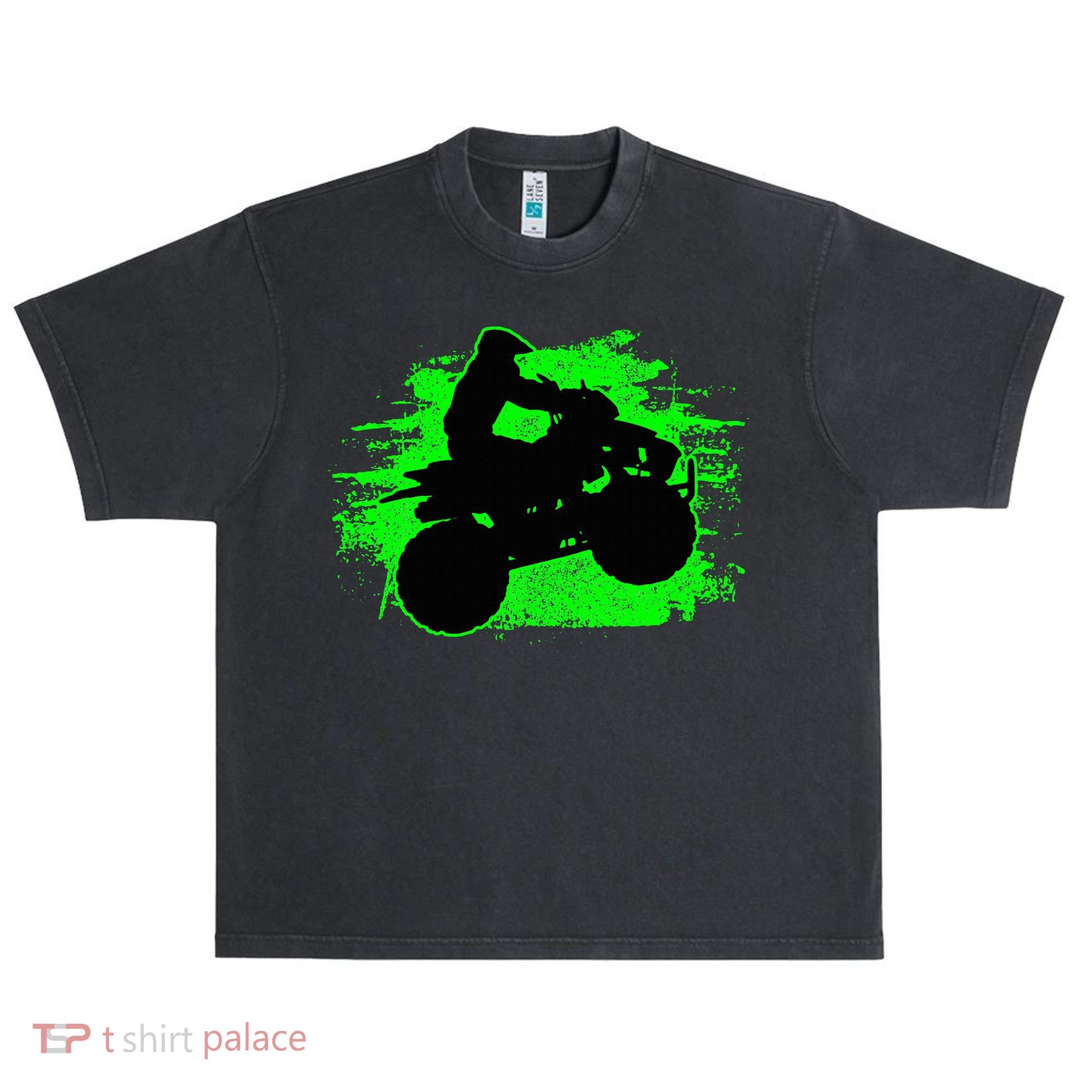 Quad Bike Atv Gift Urban Oversized Heavyweight T-Shirt