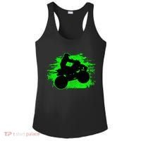 Quad Bike Atv Gift Ladies PosiCharge Competitor Racerback Tank thumb 0