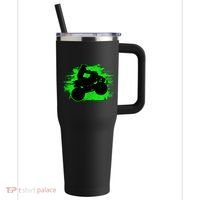 Quad Bike Atv Gift 40oz Vacuum Insulated Stainless Steel Travel Tumbler thumb 0