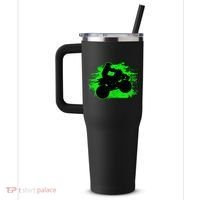 Quad Bike Atv Gift 40oz Vacuum Insulated Stainless Steel Travel Tumbler thumb 2
