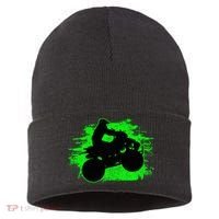 Quad Bike Atv Gift Sustainable Knit Beanie thumb 0