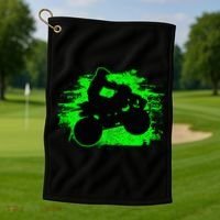 Quad Bike Atv Gift Golf Towel thumb 1