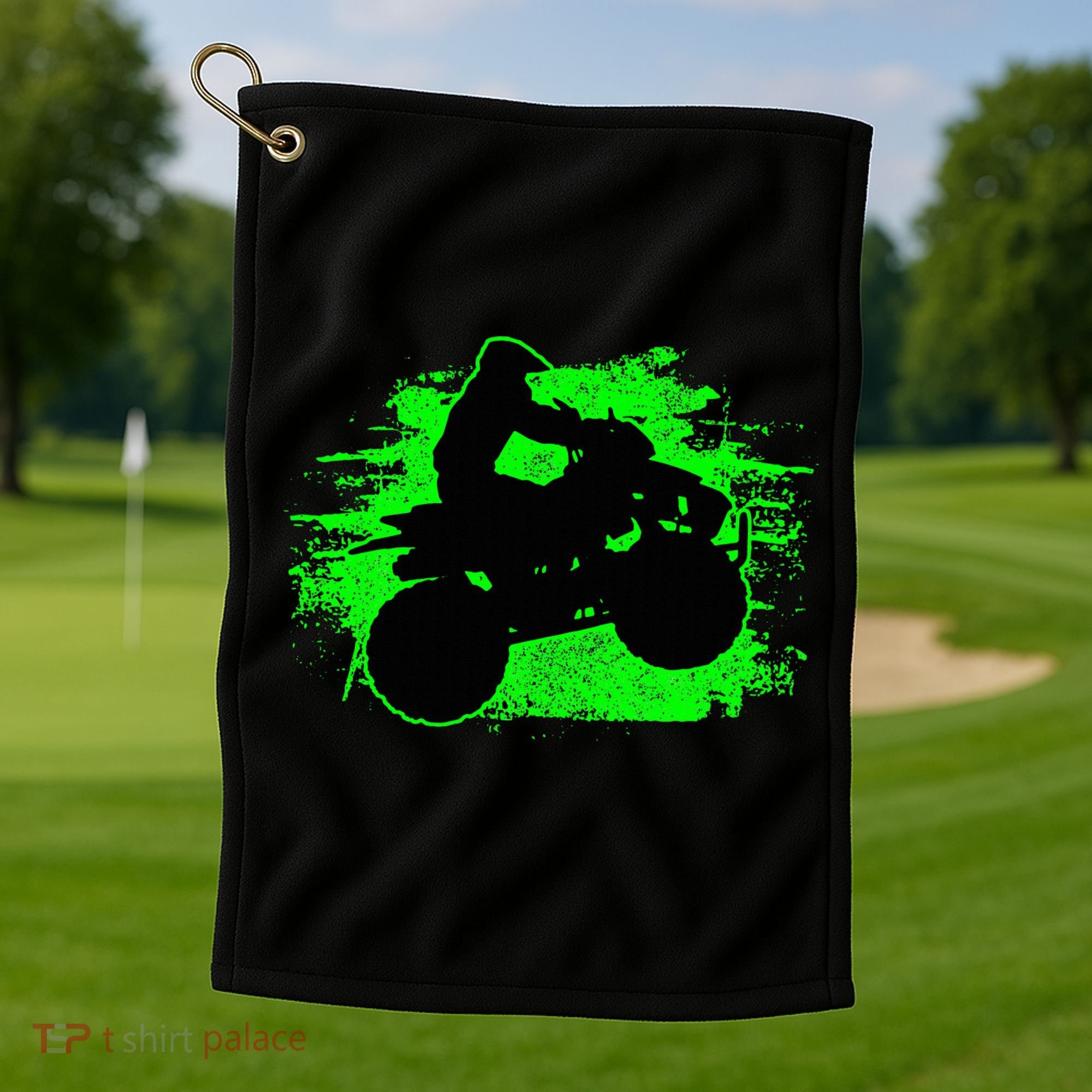 Quad Bike Atv Gift Golf Towel