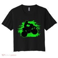 Quad Bike Atv Gift Women's Crop Top Tee thumb 0