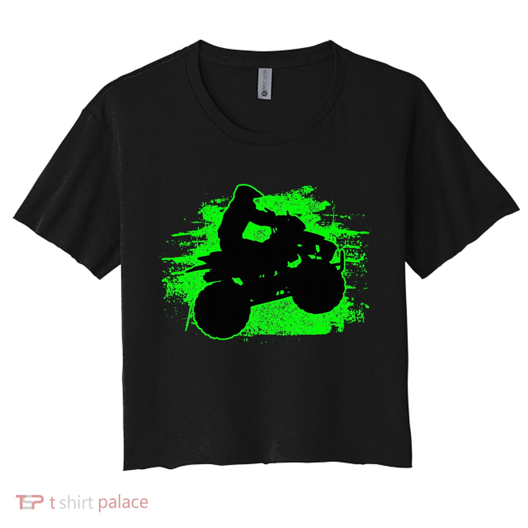 Quad Bike Atv Gift Women's Crop Top Tee
