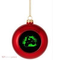 Quad Bike Atv Gift Plastic Christmas Ball Ornament thumb 0
