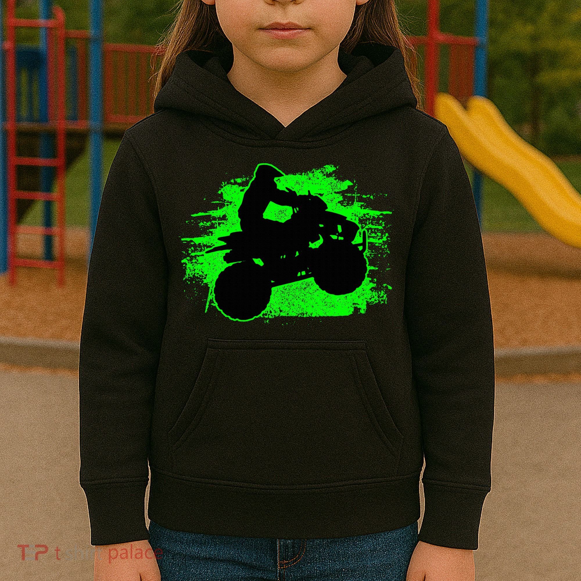 Quad Bike Atv Gift Kids Hoodie