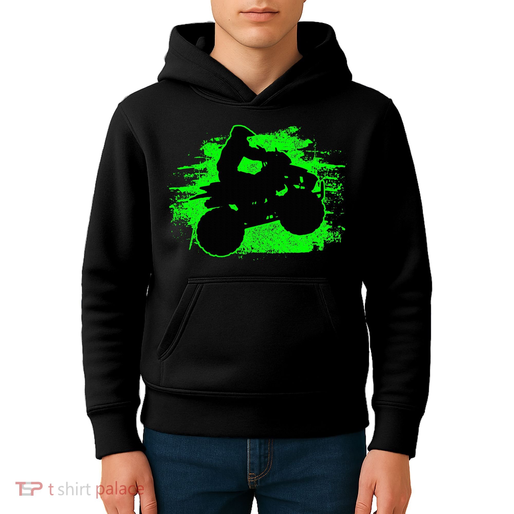 Quad Bike Atv Gift Kids Hoodie