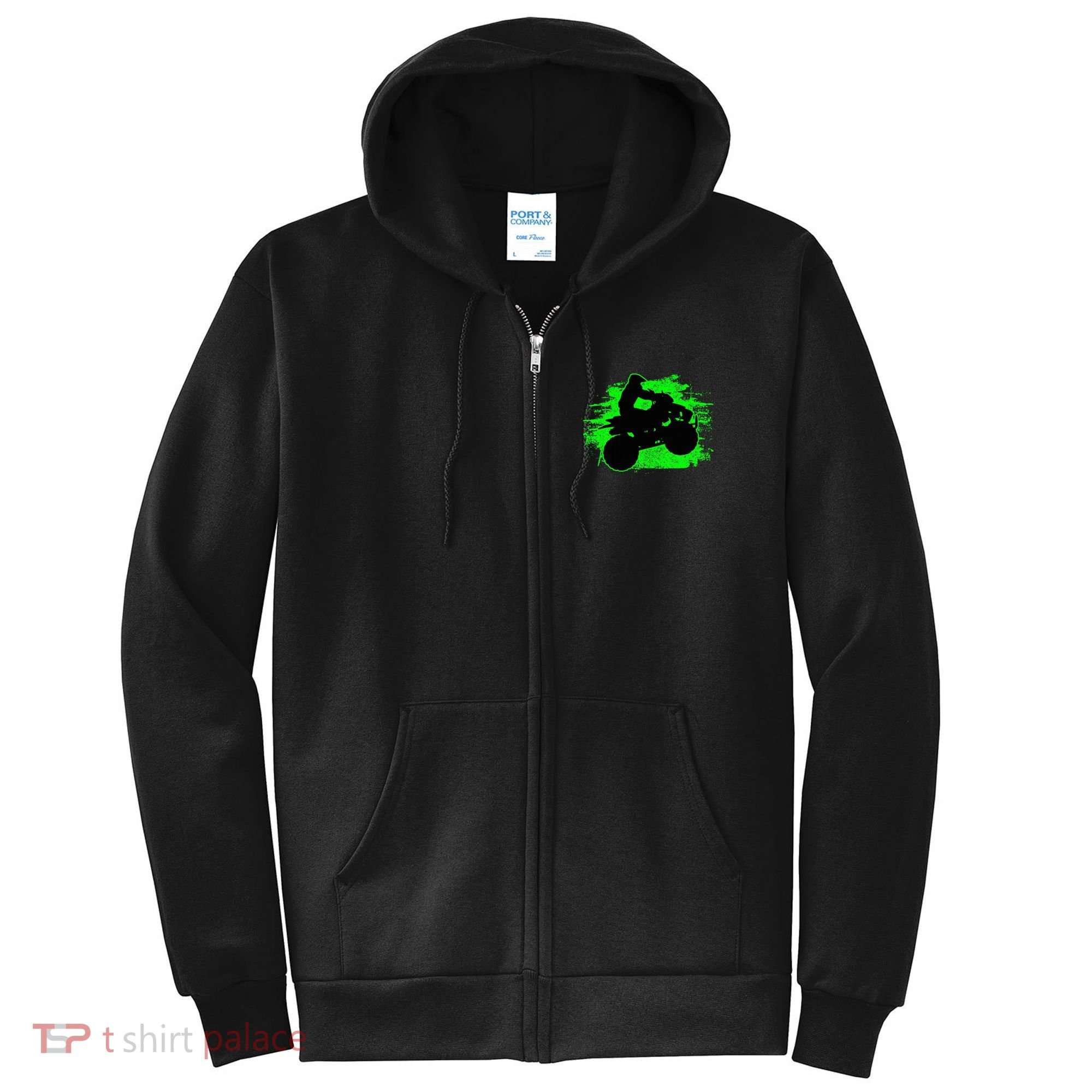 Quad Bike Atv Gift Full Zip Hoodie