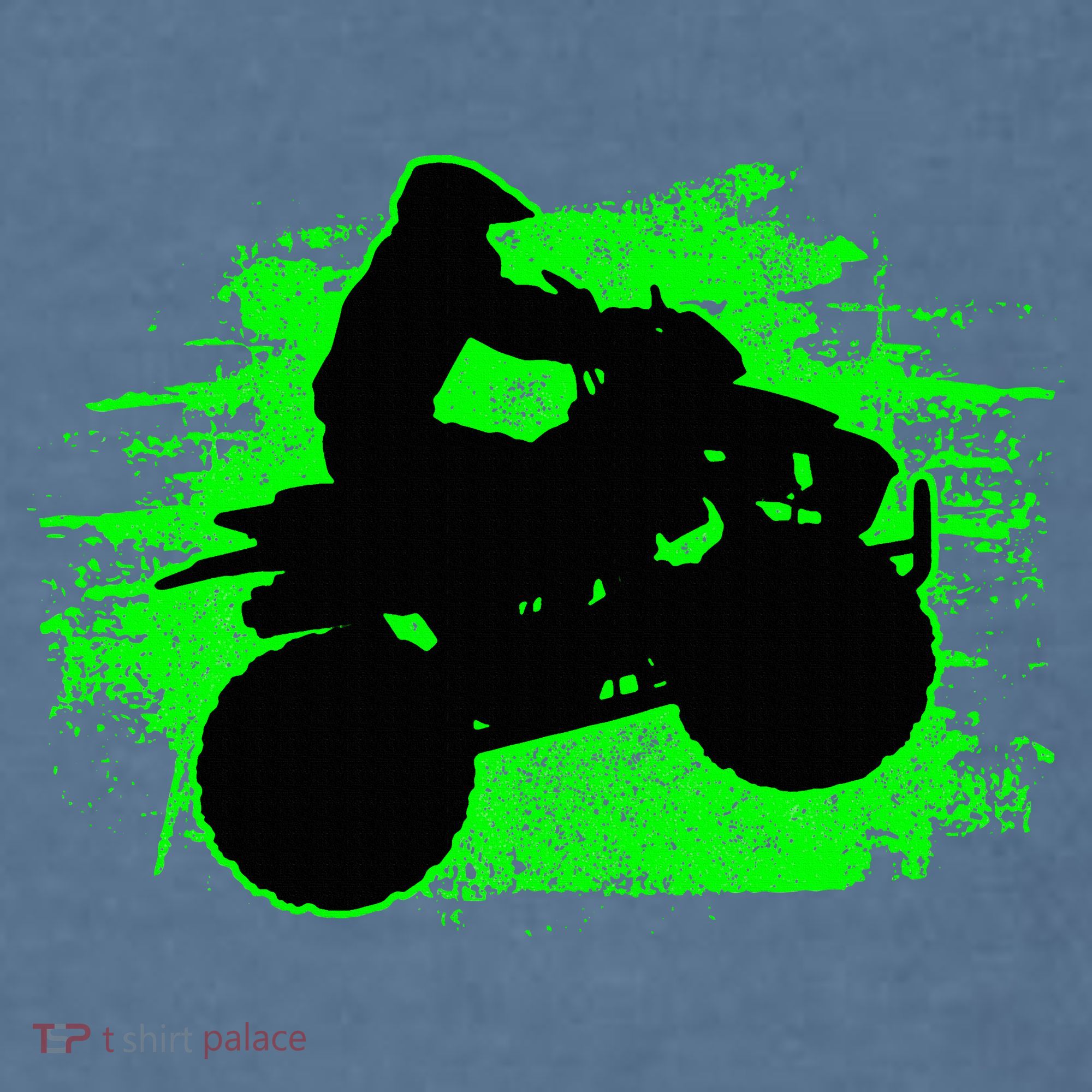 Quad Bike Atv Gift Comfort Colors Garment-Dyed Hooded Sweatshirt