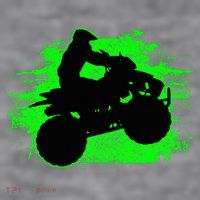 Quad Bike Atv Gift Women's Racerback Cropped Tank thumb 2