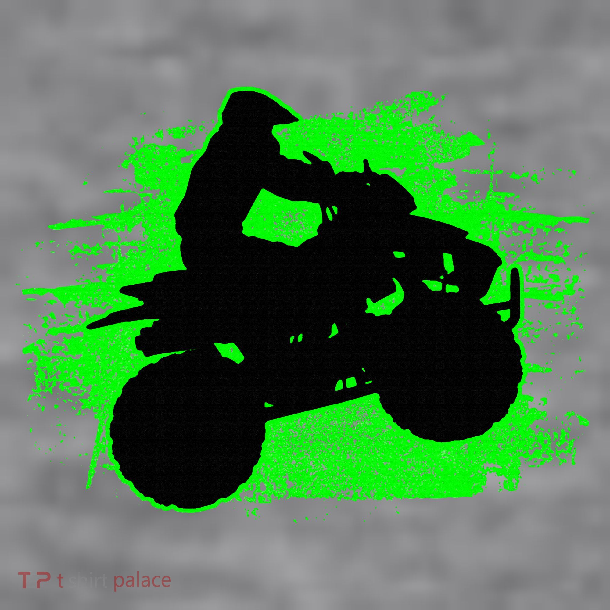 Quad Bike Atv Gift Women's Racerback Cropped Tank