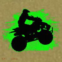 Quad Bike Atv Gift Garment-Dyed Women's Muscle Tee thumb 6