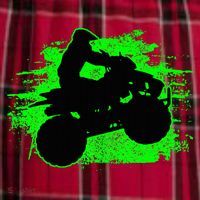 Quad Bike Atv Gift Men's Flannel Plaid Pajama Pants thumb 2
