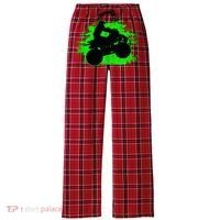 Quad Bike Atv Gift Women's Flannel Plaid Pajama Pants thumb 0