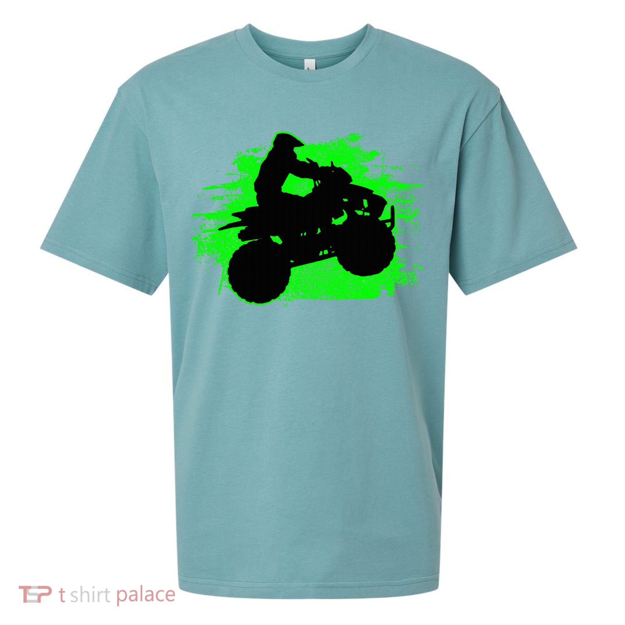 Quad Bike Atv Gift Sueded Cloud Jersey T-Shirt